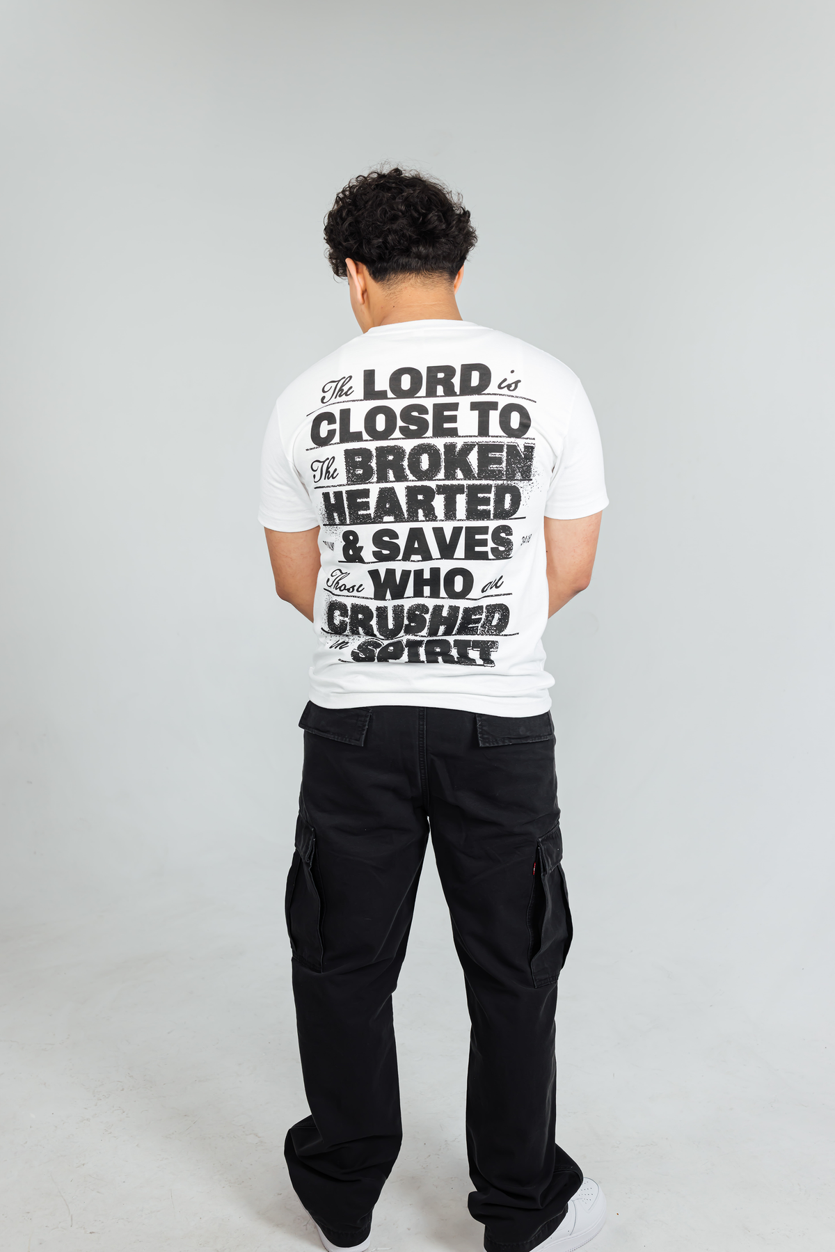 Yahweh Saves Tee (White)