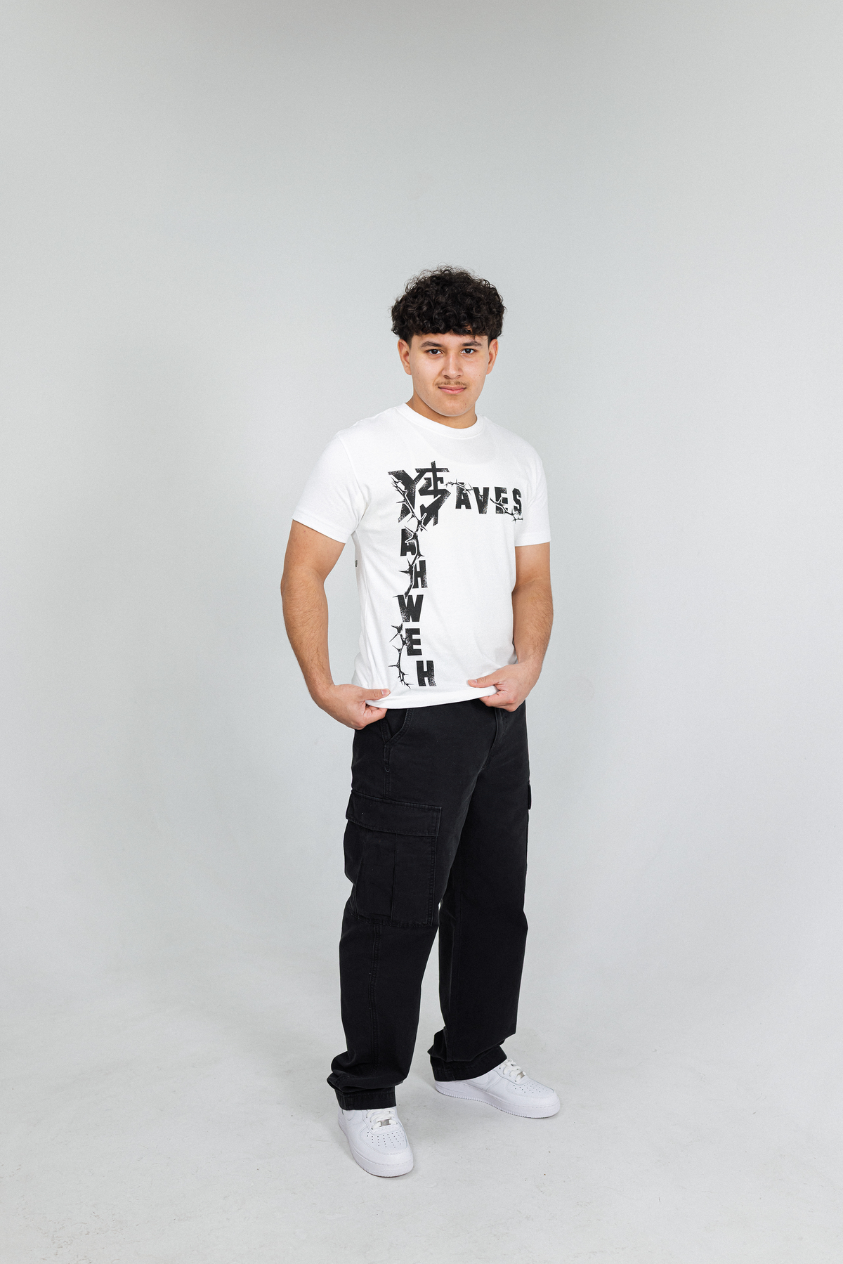 Yahweh Saves Tee (White)